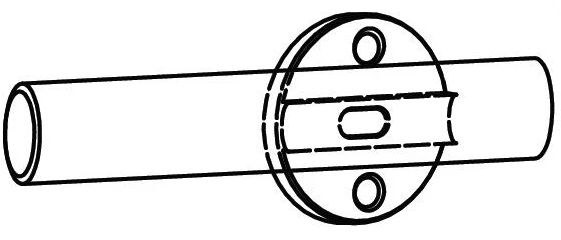 6.6FT нержавеющая сталь подкладке ручка для душевой кабины раздвижные двери сарая фурнитура для раздвижных дверей комплект