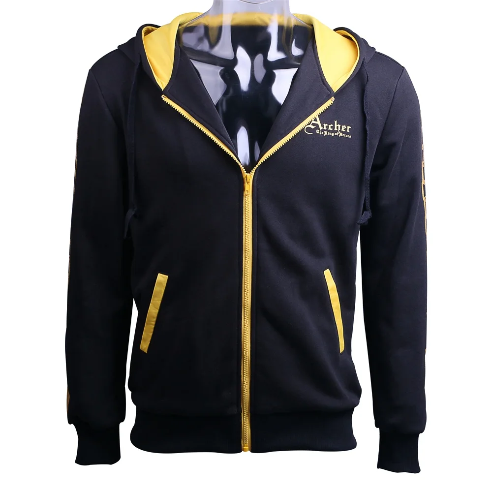 Anime Fate Stay Night Cosplay Costume Archer Hoodies Man's Sweater Jacket Cotton Halloween Party  (2)