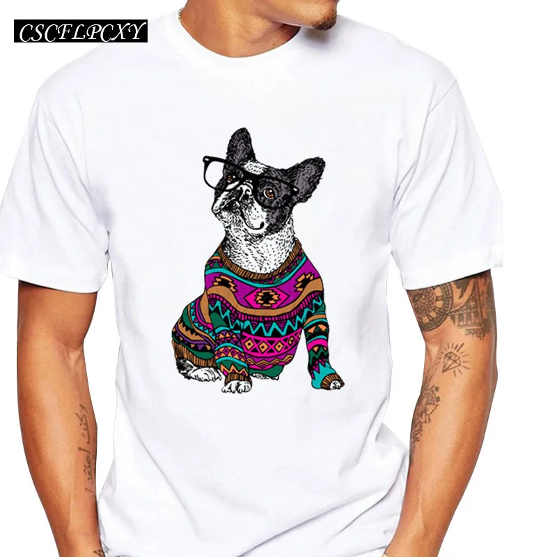 Asian-Size-Hipster-Frenchie-dog-design-men-t-shirt-short-sleeve-casual-tops-fashion-wearing-dog.jpg_640x640