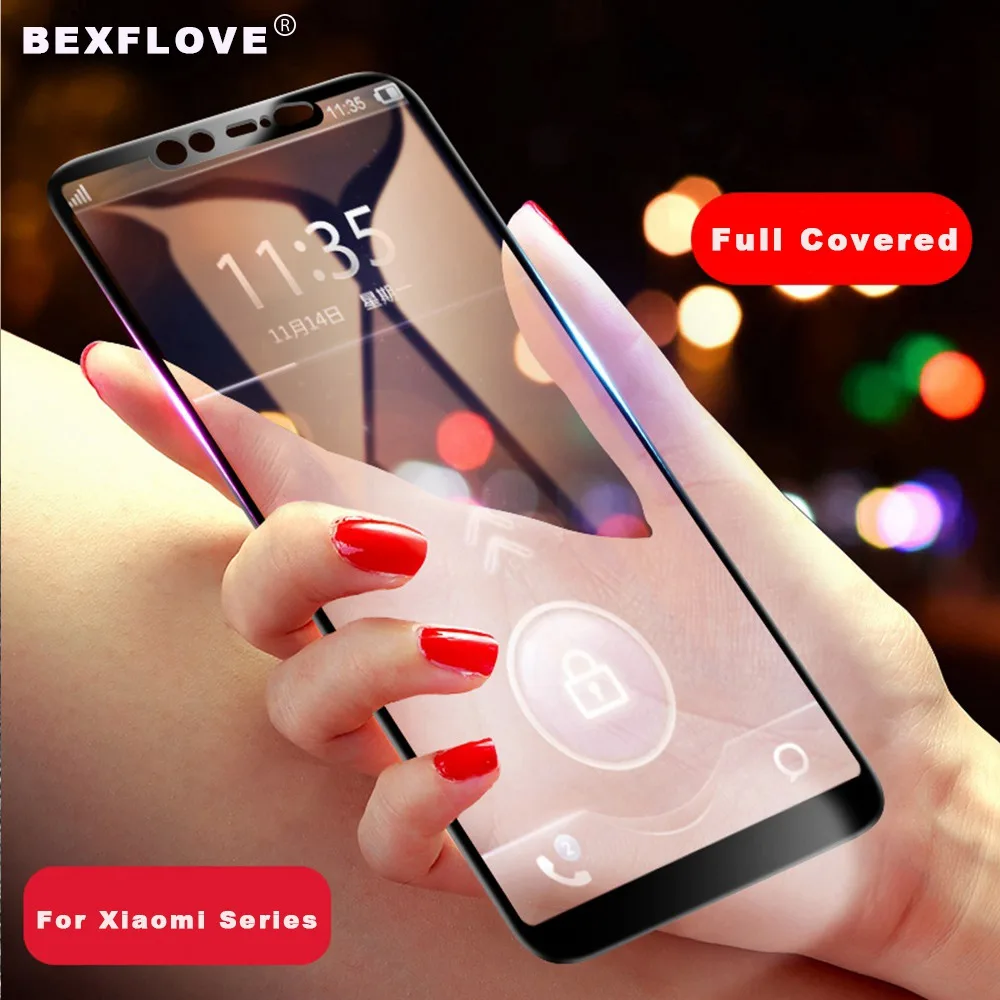 

Full Screen Protector For Xiaomi mi A2 Lite Tempered Glass For Xiaomi Redmi Note 5 Plus 6A Pro Glass For Mi Max 3 A1 8SE 6X Film