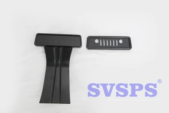 

High Quality Rear Black Aluminum Grille Third Stop Lamp Brake Light Lamb Cover Trim Sticker For Jeep Wrangler JK 2007-2016
