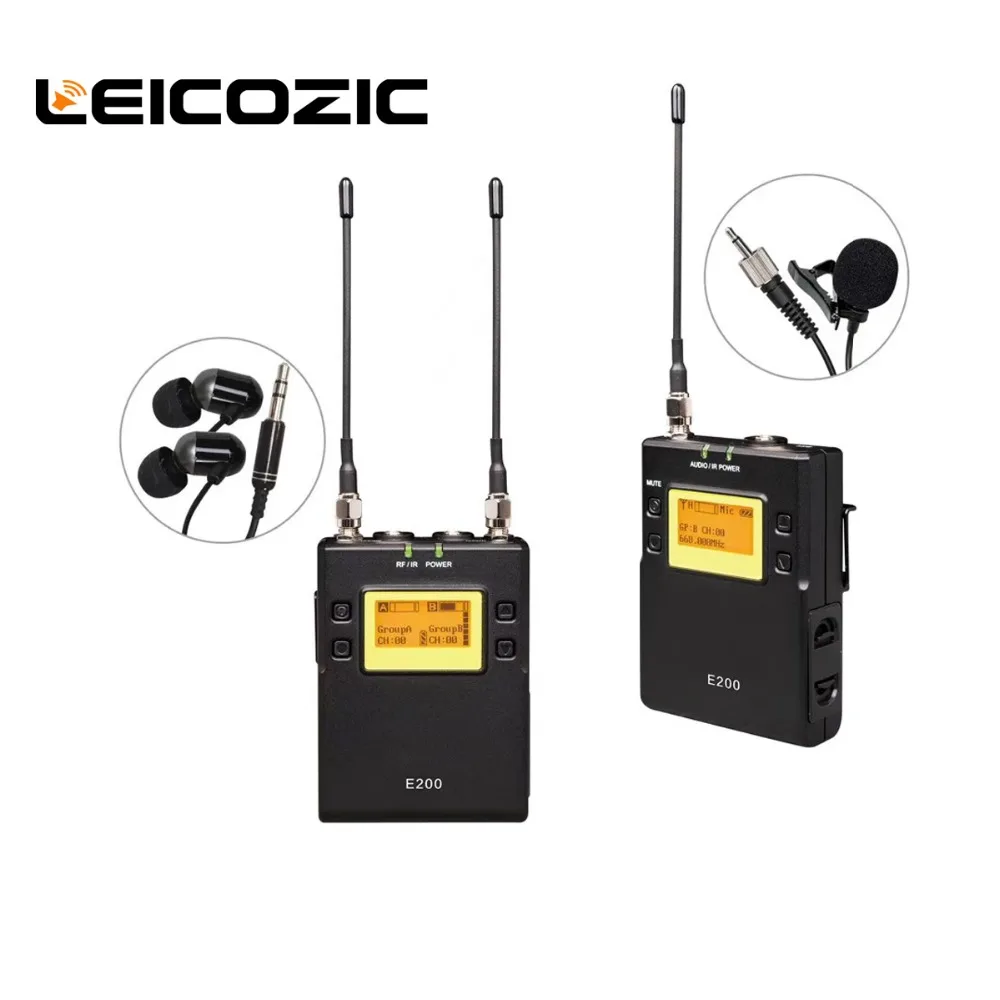 Leicozic E200 Dual Channel Portable DSLR Camera Interview Recording