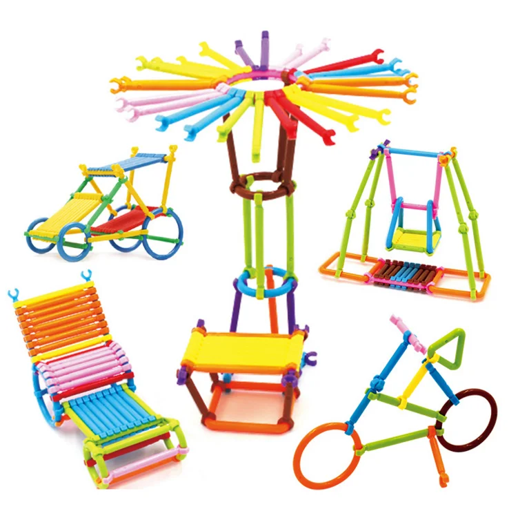 Magic Smart Stick Building Blocks Baby Early Childhood Educational Enlightenment Inserted Plastic Children Intelligence Toys #E baby-building-blocks : image Magic Smart Stick Building Blocks Baby Early Childhood Educational Enlightenment Inserted Plastic Children Intelligence Toys #E baby-building-blocks