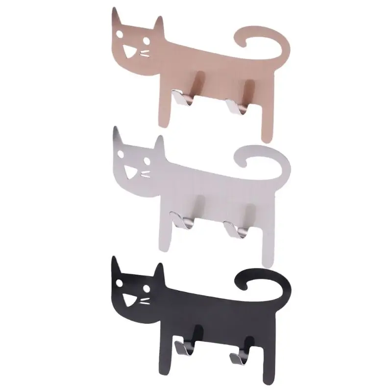 

Cat Refrigerator Hook Super Strong Hanger Clothes Coat Key Hanging Kitchen Bathroom Decorative Multi-Purpose Hooks