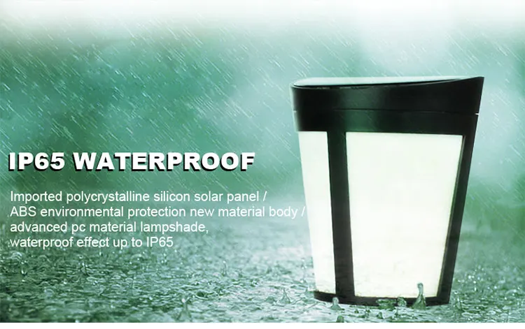 DE.SOUL LED Solar Power Wall Light Outdoor Waterproof Energy Saving Street Yard Path Home Garden Security Lamp 03