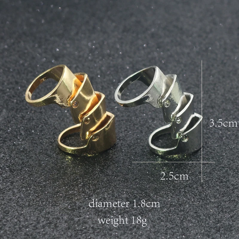 The Latest Fashion Trend Retro Punk Style Creative Joint Armor Knuckle Metal Ring Men And Women Can Wear Jewelry Gift - Image 6