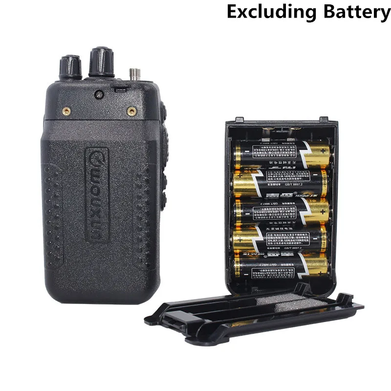Wouxun 5xAA батарея чехол оболочка Пакет для Wouxun двухстороннее CB радио KG-UV8D/KG-UV8D Плюс/KG-UV8E рация черный