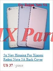Для Xiaomi mi 5 mi 5 задняя батарея корпус двери черный/белый/золотой/фиолетовый задняя крышка чехол части