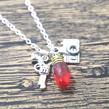 

12pcs/lot Jonathan and Nancy inspired Stranger Things Necklace