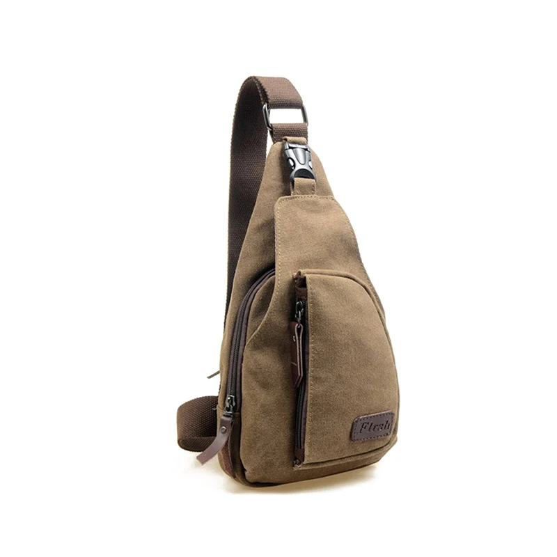 Hot 2016 Fashion Vintage Men Crossbody Bags Chest Canvas Water Proof Handbags For Male Military Shoulder Bag Bolsas X0005