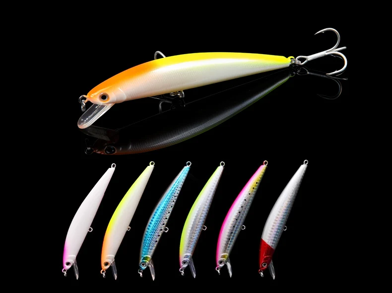 Trulinoya font b Floating b font Minnow lures water depth 2 5m Swimming Baits Wobbler Seabass