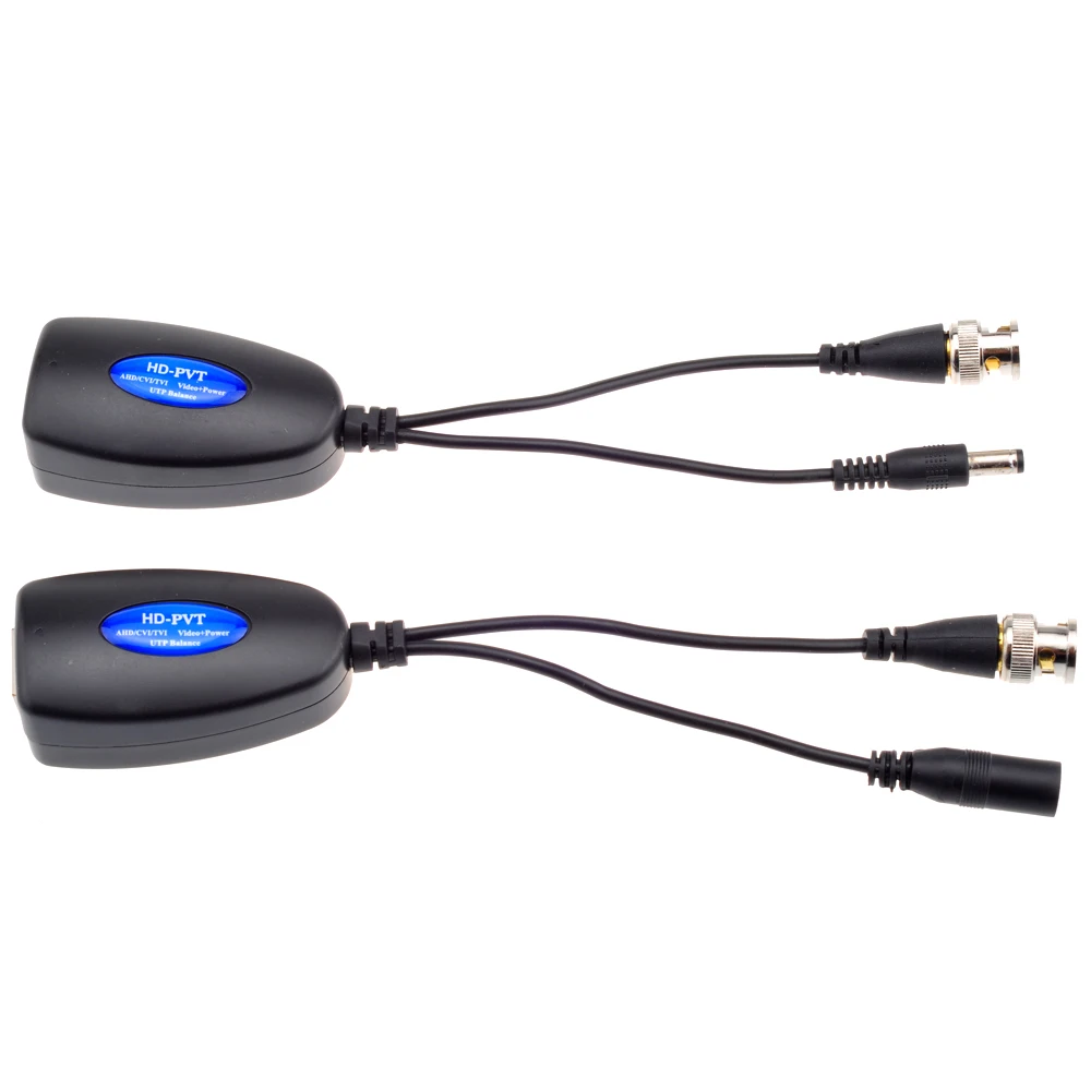 GADINAN AHD TVI CVI CCTV Camera Power Video Through RJ45 Network Cable Transmission Up to 260M HD-PVT Video Power Transmitter