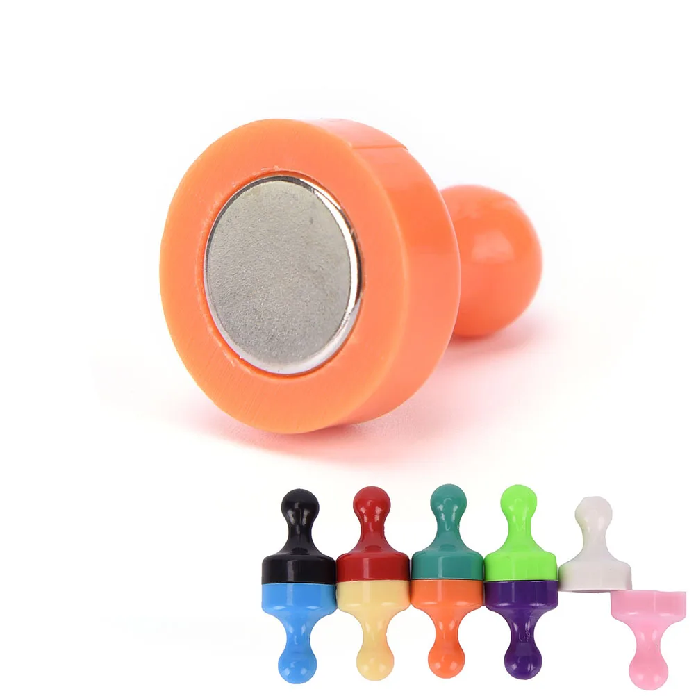 19mm*25mm Colorful Fridge Teaching Painting Thumbtack Randomly