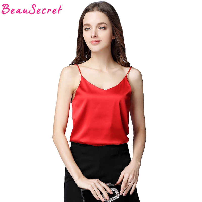 Amazon tops womens satin camisole kasper Camisole tops satin womens fashion