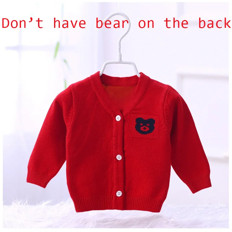 Baby Girls Toddler 1-8T Crew Neck Button-down Hearts Print Cotton Knits Cardigan Sweaters Coat Jacket Outerwear
