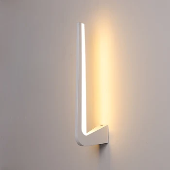 

New Hot Modern Led Wall Lights For Bedroom Living Room Bedside Home Deoc White Color Wall Lamp Fixtuers Wall Sconce
