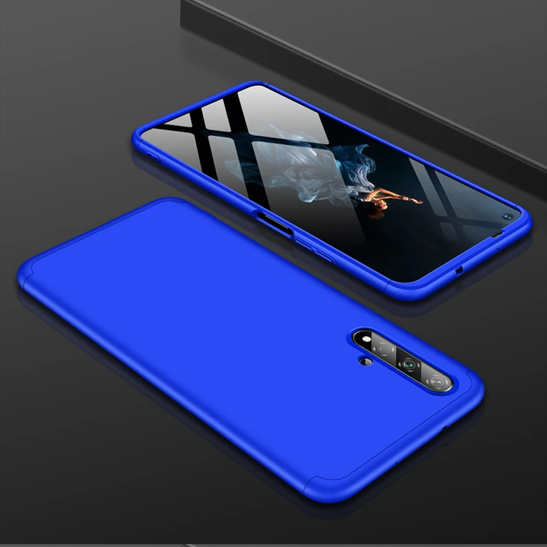 KEYSION Ốp Điện Thoại Cho Huawei Honor 20 Pro 20i 10i 8X Max Mờ Cứng PC 3 trong 1 Chống Sốc Lưng bao da Dành Cho Huawei Nova 5 Pro 5I waterproof case for huawei