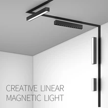 Scon 5W 10W 15W 30W 90 degree luminaire linear Indoor magnetic led light