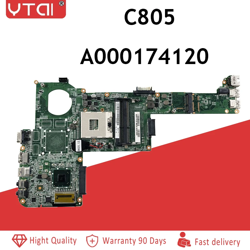 

A000174120 DABY3CMB8E0 C805 Motherboard For Toshiba Satellite L840 L845 C840 C845 Laptop Motherboard Tested