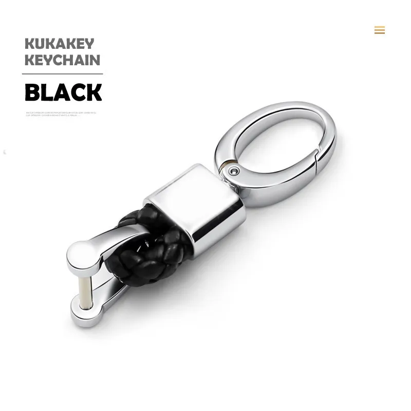 

KUKAKEY Car Keychain Keyring For Ford Focus Honda Hyundai Solaris I30 IX35 Key Rings Chain Holder Fob Auto Key Parts Car Styling