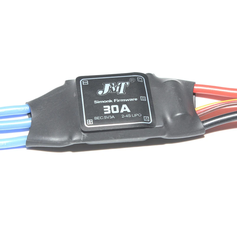 JMT 30A Бесщеточный Регулятор скорости ESC для DIY FPV RC Квадрокоптер гексакоптер