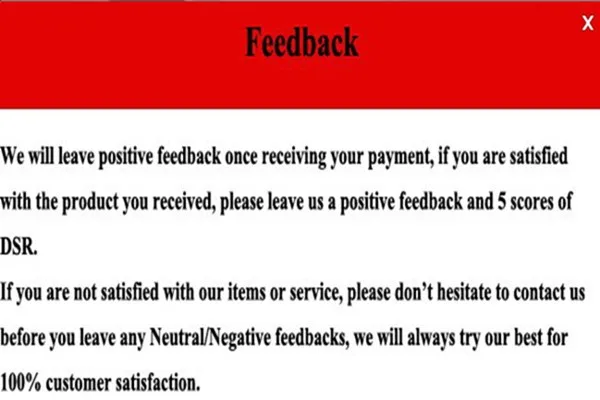 Feedback