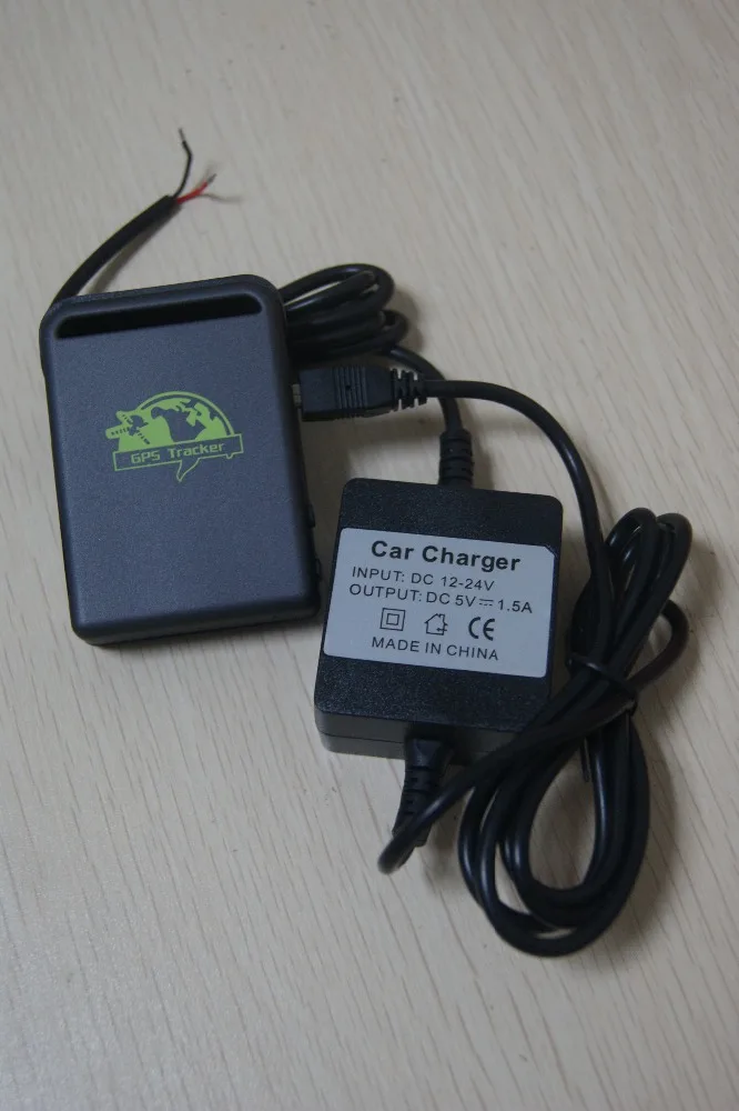 Quad-группы GSM GPRS устройство слежения Tk102b gps трекер + проводных батарея для