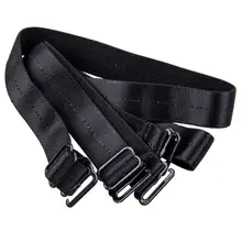 Черный эластичный тканевый металлический крюк конец бюстгальтера ремни пара для дам