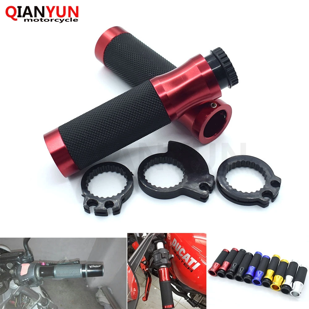 

CNC 7/8" Universal Motorcycle Handlebar Grips Dirt Bike Handle Hand Bar For Ducati MS4 996 998 748 750SS MTS1100 SPORT 1000