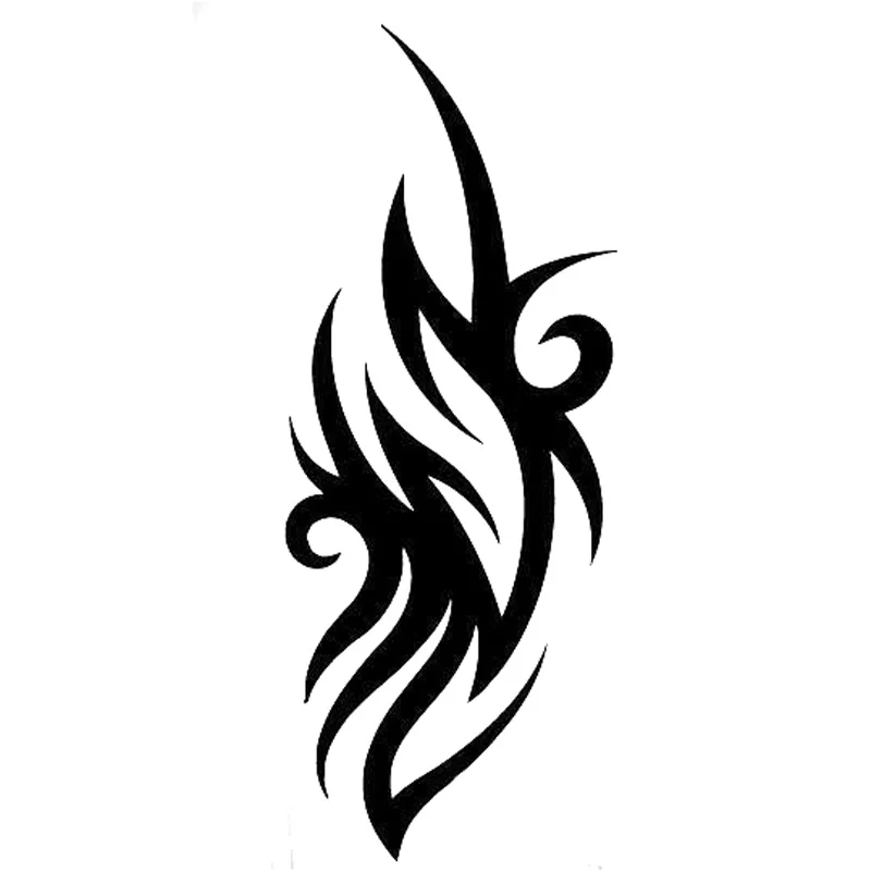 

6.3cm*15.9cm Tribal Tatoo Car Sticker Motorcycle Decor Vinyl Car Styling Black/Silver S3-6275