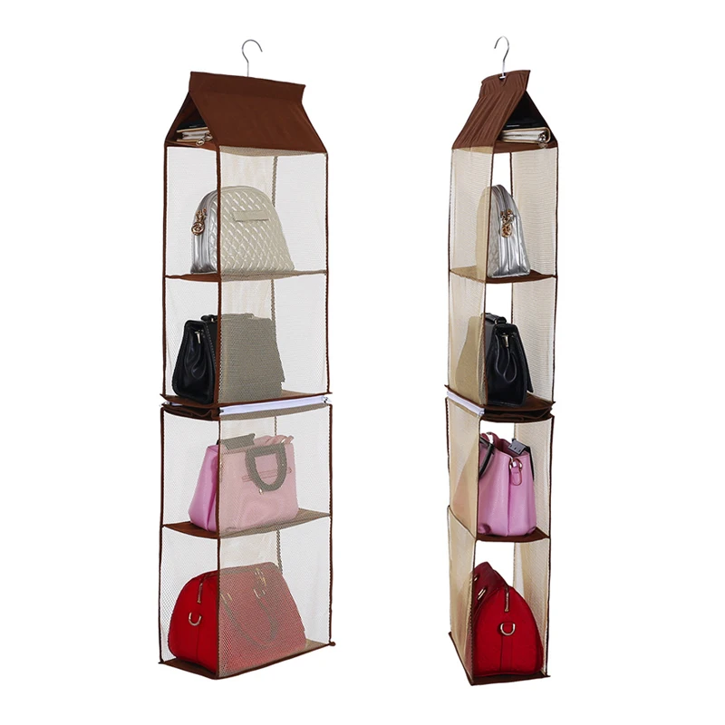

Non-woven Fabric Handbag Hanging Purse Bags Pouch Wallet Notecase Storage Organizers Wardrobe Closet Clothing Accessories Items