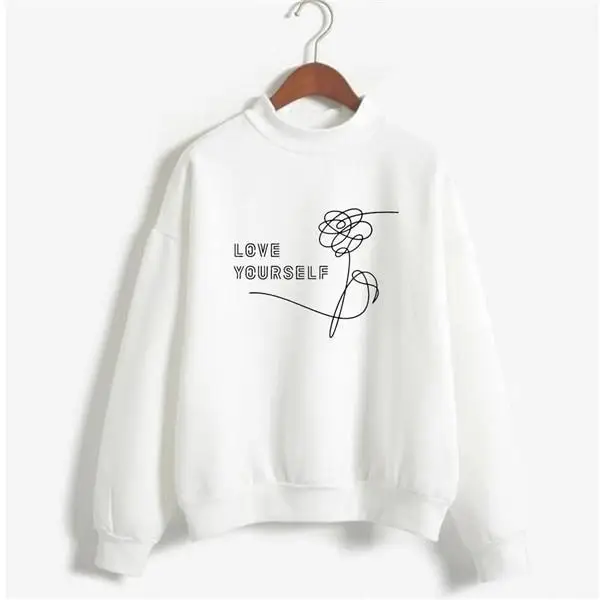 LOVE YOURSELF Мальчика Толстовка harajuku ДЖЕМПЕР МОДНЫЕ гот Цитата наряд лозунг забавные