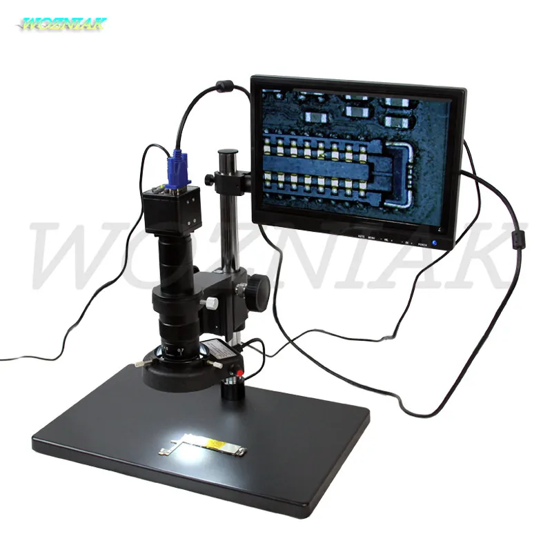  Wozniak Digital HD electronic display Electronic amplification 10~180x Professional Microscope Magn