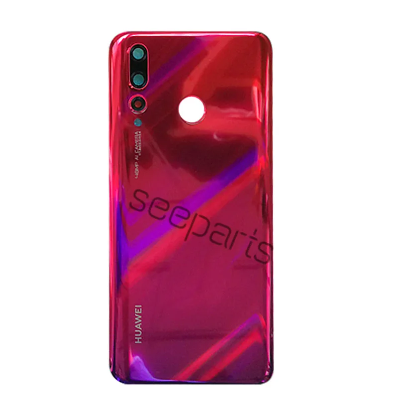 Полная новинка, huawei Nova 4, задняя крышка, стекло, задняя крышка, крышка батареи, корпус, чехол, запасные части+ объектив, huawei Nova 4, крышка батареи