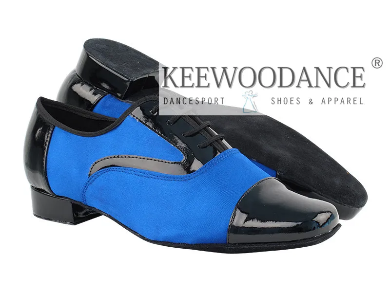 Zapatos de baile latino de salón para hombre, calzado de calidad, swing