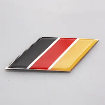 

100Pcs Aluminum German Germany Flag Side Rear Emblem Badge Sticker Fit for VW MK7 Golf CC GTI Jetta Polo Passat DHL Freeshipping