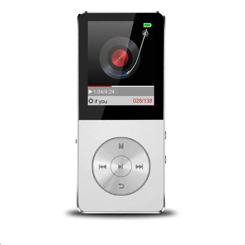 Оригинальный HiFi Металл ультратонкий MP3 MP4 музыкальный плеер Встроенный динамик 16