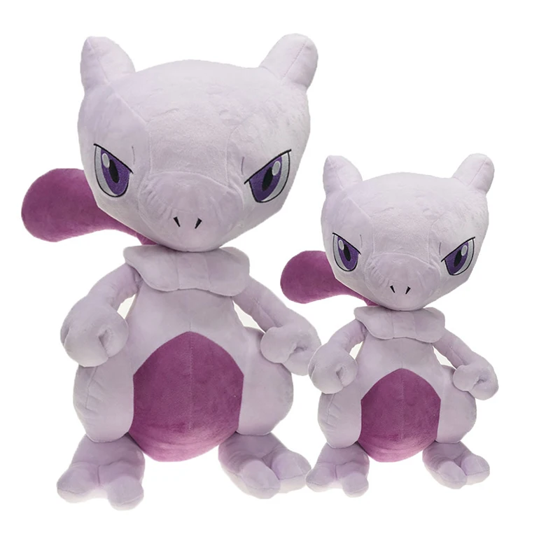 Дешево 50 см Q Ver Аниме Pokedoll Пикачу XY Mewtwo мультфильм куклы плюшевые подарок на день рождения игрушечные лошадки для детей и детей