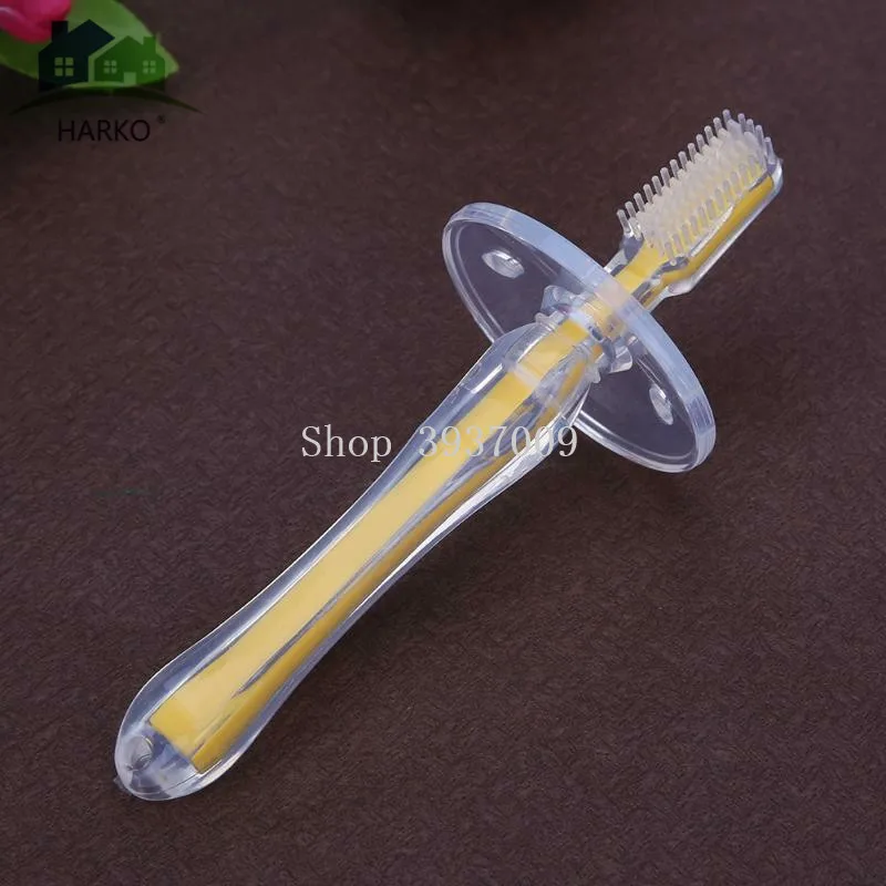 1PC Kids Soft Silicone Training Toothbrush Baby Children Dental Oral Care Tooth Brush Tool Baby Kids Teething Teether