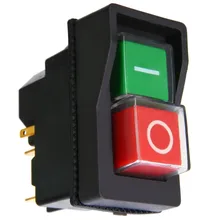 

1pc Electric On Off Switch Red Green Button For BELLE Minimix 140 150 Cement Concrete Mixers 240V