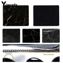 Yinuoda Прохладный новый черный текстура мрамора ноутбука коврик Размеры для 180x220x2 мм и 250x290x2 мм резиновая для мышей