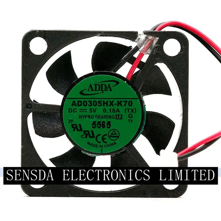 FOR ADDA AD0305HX-K70 3006 5V 0.18A slim 30*30*6mm mini axial cooling fan spare parts | Компьютеры и офис