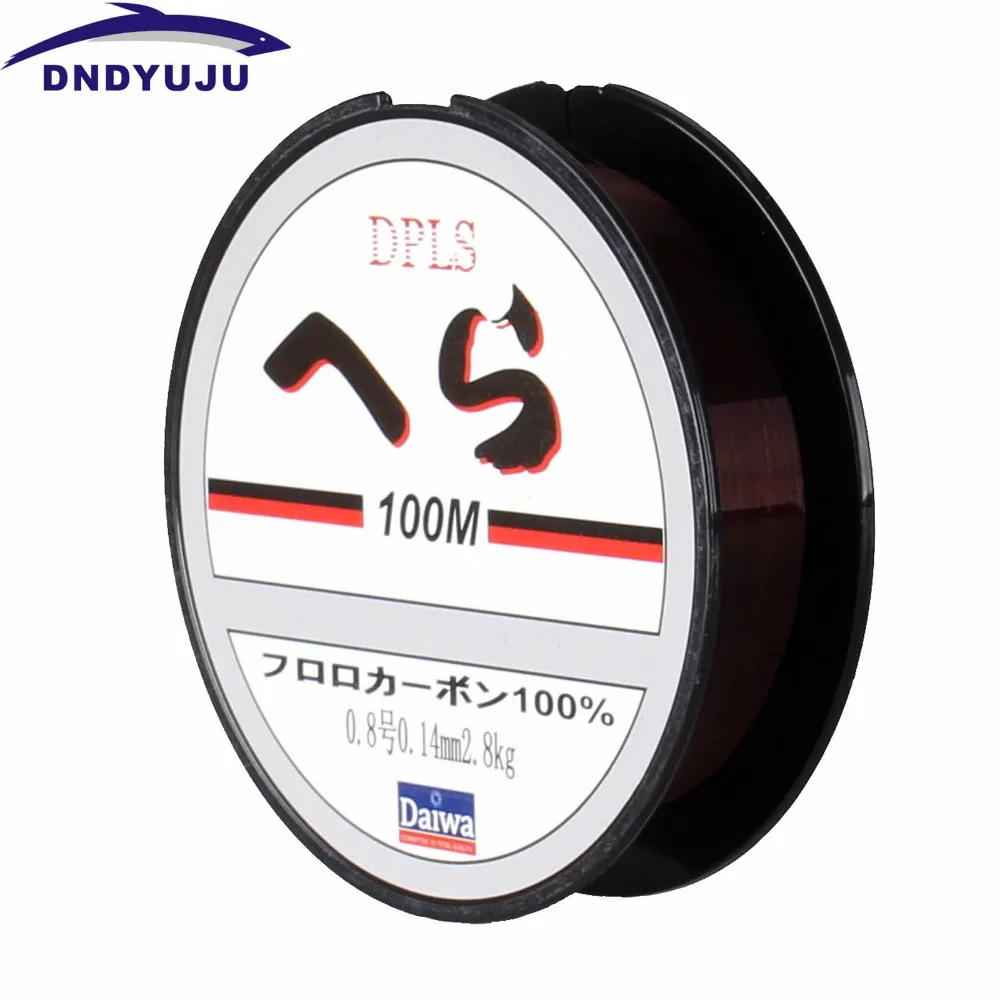 DNDYUJU 1 قطعة 100 M خيط صنارة الصيد النايلون قوي النايلون خيط وصنارة أحاديان لصيد السمك خزان بركة تيار الصيد