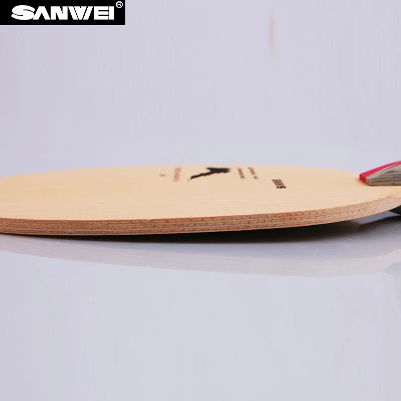 Sanwei J-7 Defense(J7, 7 слоев даже дерево, светильник вес, DEF) ракетка для настольного тенниса ракетка для Пинг-Понга Летучая Мышь