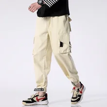 M-4XL 5XL 2019 Spring Track Pants Men Sweatpants Mens Joggers Pants Cargo Camo Tactical Harem Harem Trousers Men Military