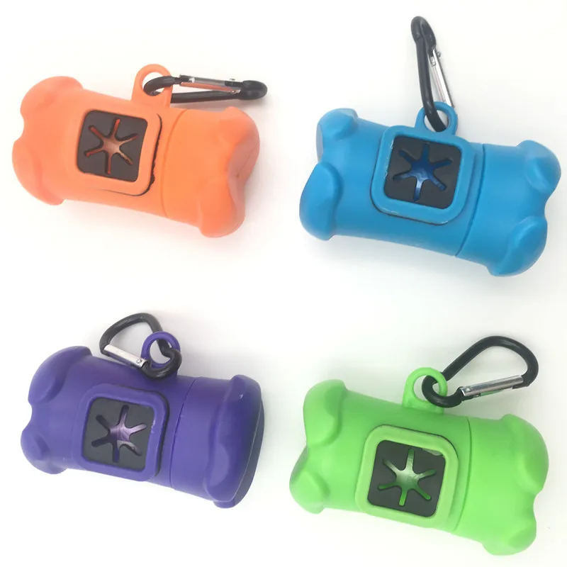 

New Pet Dog Bags Garbage Clean Dispenser Box Dog Waste Poop Bag With Printing Doggy Bag Trash Garbage bag Free Shipping