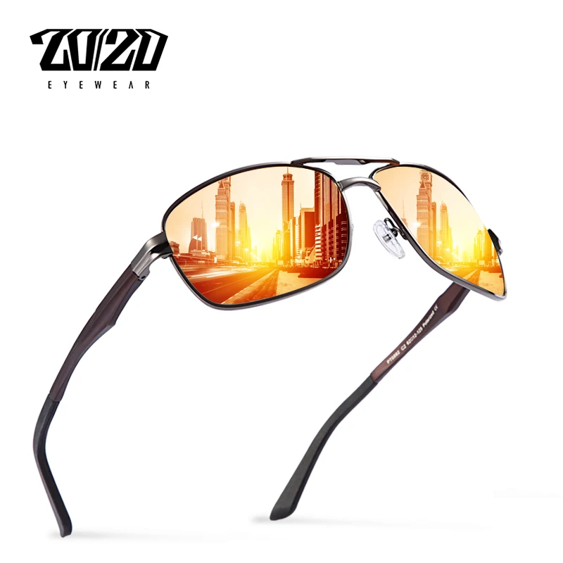 

20/20 Brand Design New Aluminum Polarized Men Sunglasses Travel Driving Male Sun Glasses Classic Eyewear Gafas PT0882