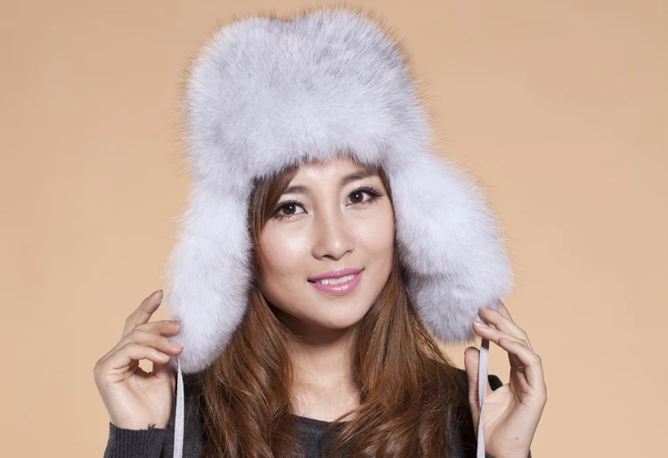 Модная новинка шапочки Шапки для шапочки зима новые и Тип неотъемлемой лиса кожи Мех животных шляпа Мао leifeng