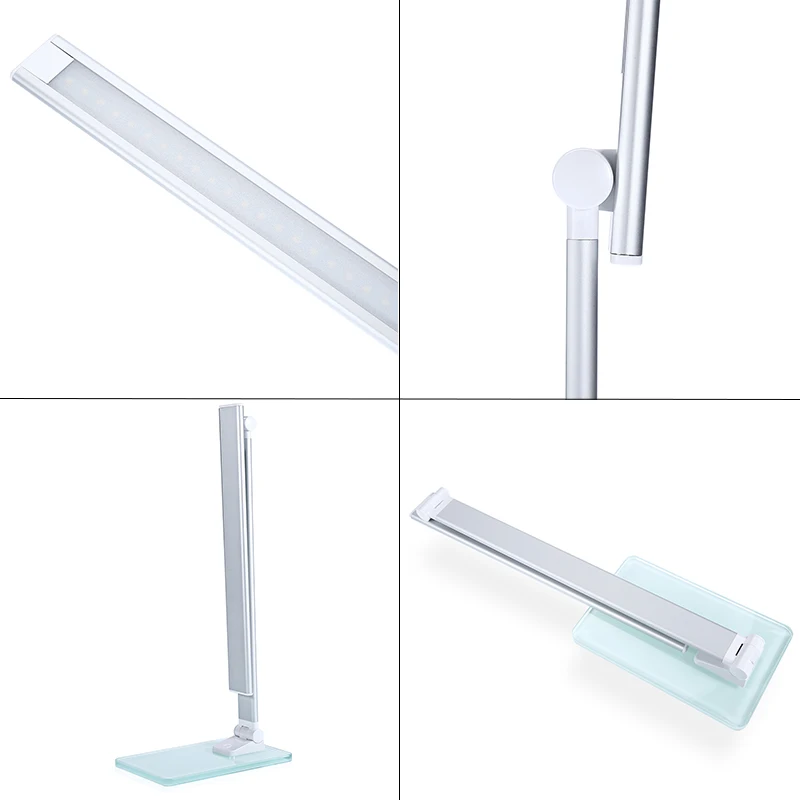  2018 New Desk Lamp Light Touch Sensor LED Table Lamp USB Dimmable Lights For Study Brightness Adjus