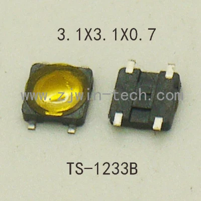 1000PCS 12V Mini Push Button Switch Momentary Tact 4pin SMD Phone side push 3x3x0.7mm also for camera/key ect | Обустройство дома